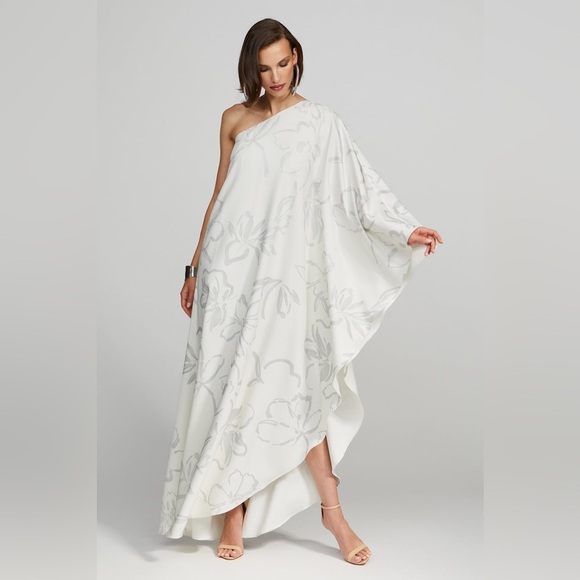 HALSTON
NEVEAN CAFTAIN IN FOIL CREPE - Picture 6 of 16